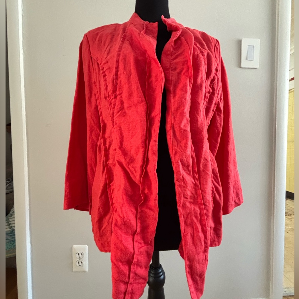 Chicos coral jacket